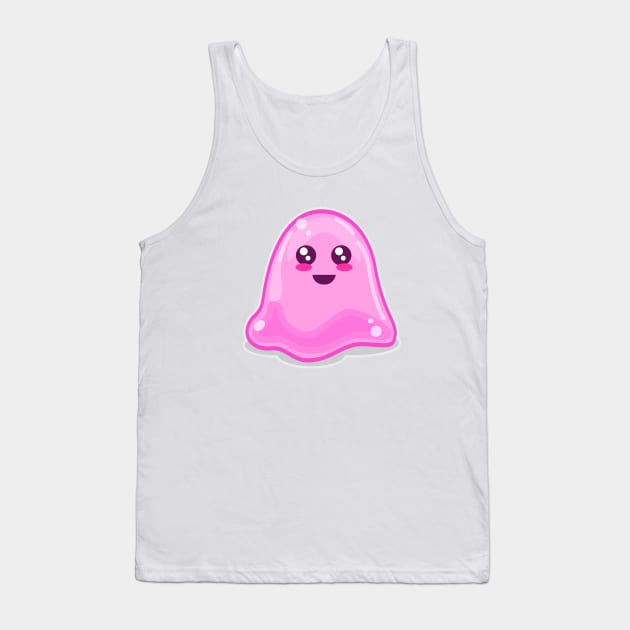 Cute Jelly Cartoon Drawing Tank Top by BrightLightArts